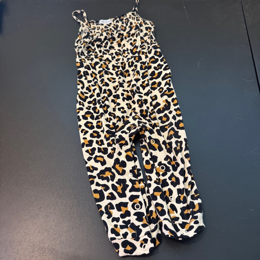 Posh Peanut Leopard Print Jumpsuit